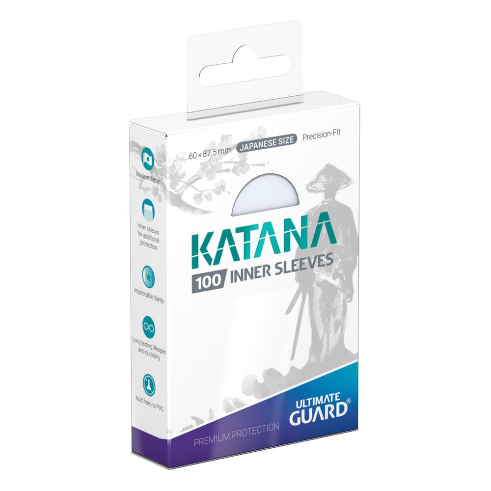 Ultimate Guard Katana Sleeves | Japanese Size | Transparent